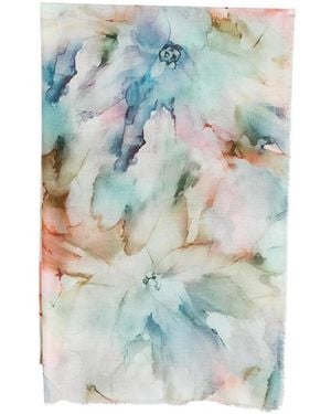 D'Aniello Stole Perla Silk-Blend - Blue