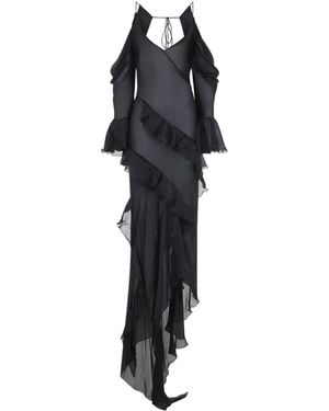 Roberto Cavalli Long Dress - Black