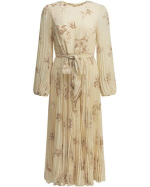 Zimmermann "Sunray" Midi Dress - Natural