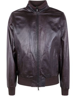 Barba Napoli "Fox Reversible" Jacket - Gray