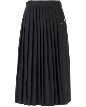 Prada Pleated Skirt - Black