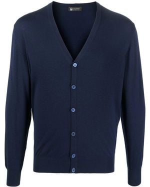 Colombo Dark Kid Wool Botton - Blue