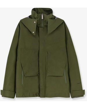 Laminar Waterproof Jacket With Padding - Green