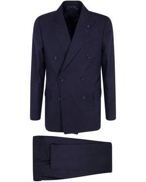 Lardini "Iconic" Drop 7 Regular Suit - Blue
