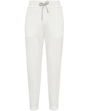 Brunello Cucinelli Pants With Crte Detail - White