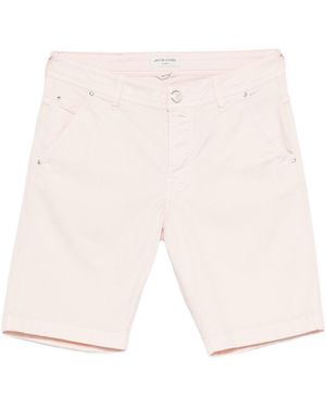 Jacob Cohen Polyester Cotton Bermuda Shorts - White