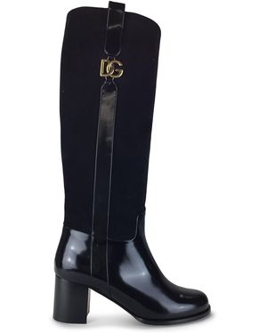 Dolce & Gabbana High-Heeled Boots - Blue