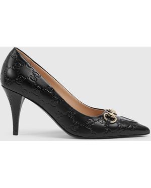 Gucci Pumps With Horsebit - Black