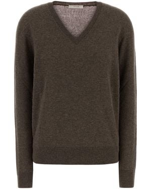 The Row Light Melange Phora Sweater - Gray