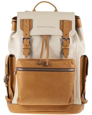 Brunello Cucinelli City Backpack - Brown
