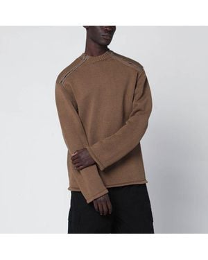 OAMC Dark Cotton Sweater - Brown