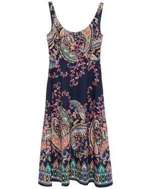 Etro Polyester Elastane Dress - Blue