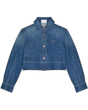 Givenchy Denim Cotton Jacket - Blue