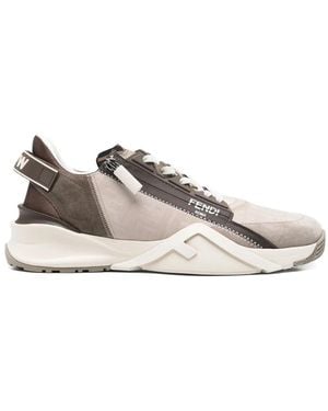 Fendi Flow Low-Top Sneakers - Brown