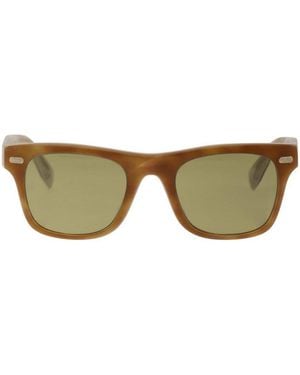 Brunello Cucinelli Acetate Sunglasses With Crystal Lenses - Green