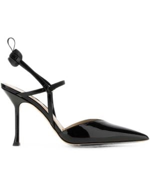 Fendi Leather Very Colibr㬠Pumps - Black