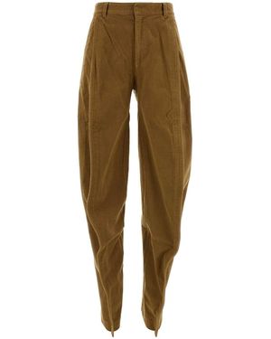 Y. Project Caramel Stretch Velvet Pant - Natural