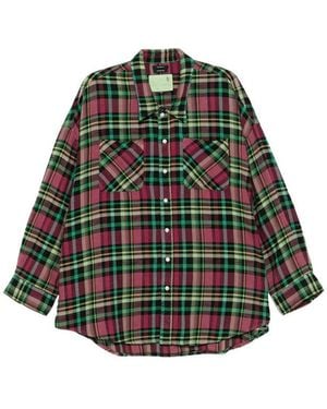 R13 Shirt Plaid - Green