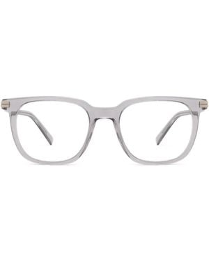 ZEGNA Square-Frame Glasses - Gray