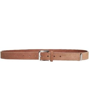 Brunello Cucinelli Chestnut Leather Belt - Brown