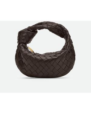 Bottega Veneta Mini Jodie Light Fondant Intrecciato Hobo Bag - Black