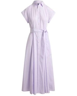 Polo Ralph Lauren Shirt Dresses - Purple