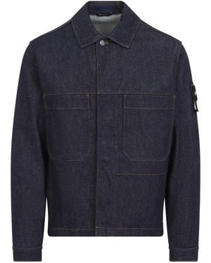 Stone Island Raw Bike Jacket - Blue