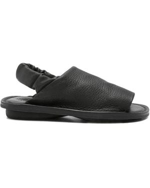 Trippen "Nudge" Flat Sandals - Black