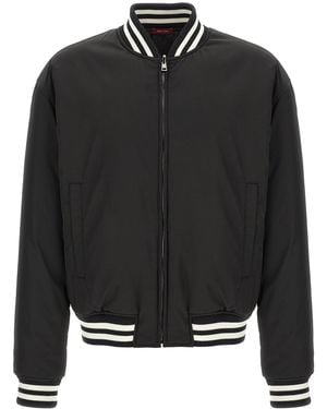 Gucci Reversible Jacket Tech Fabric Polyester Coat - Black