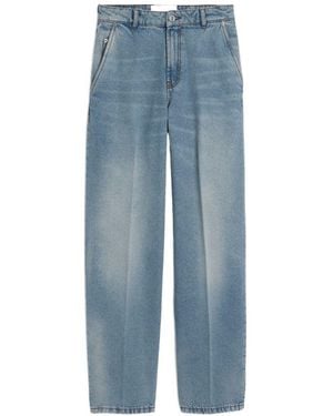 Ami Paris Baggy Fit Denim Jeans - Blue