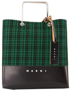 Marni Small Shopper Bag - Green