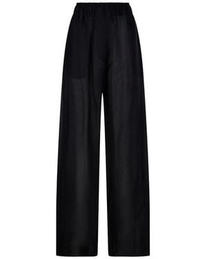 Thelatest Pants Wide-Leg - Black