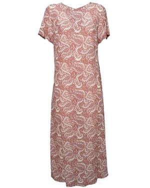 Weekend by Maxmara Mm Crespo Cherry Dress Amebas - Pink
