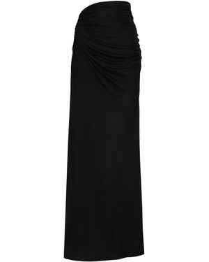 ANDREADAMO Draped Skirt - Black