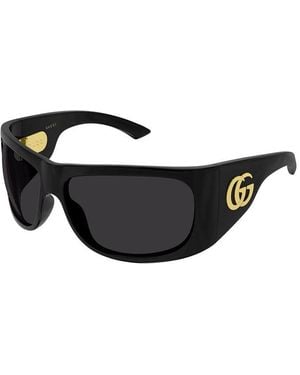 Gucci Sunglasses Rectangle Full Rim, Frame And Lens Gg2170S001 - Black