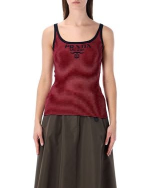 Prada Silk Tank Top - Red