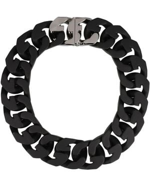 Givenchy G-Link Large Chain Necklace - Black