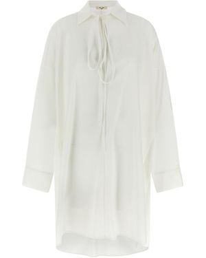 DI.LA3 PARI' Oversize Shirt - White