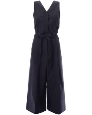 Max Mara Sleeveless Jumpsuit - Blue