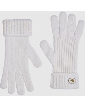 Gucci Gg Wool Gloves - White