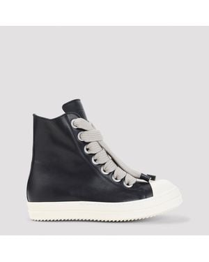 Rick Owens Jumbolace Leather Sneakers - Blue