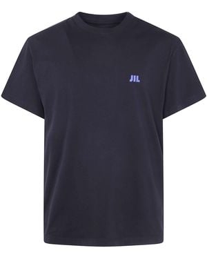 Jil Sander T-Shirt Short Sleeves "Crew Neck" - Blue