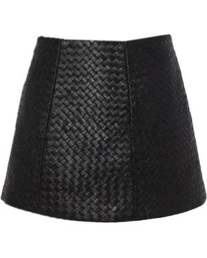 Manokhi Skirt Lambskin - Black
