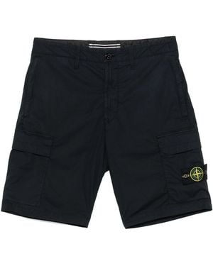 Stone Island Regular Bermuda Shorts - Black