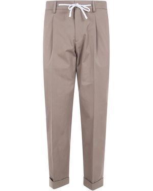 Barba Napoli "Roma" Chino Pants - Gray