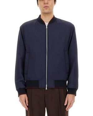 Dries Van Noten Reversible Bomber Jacket - Blue