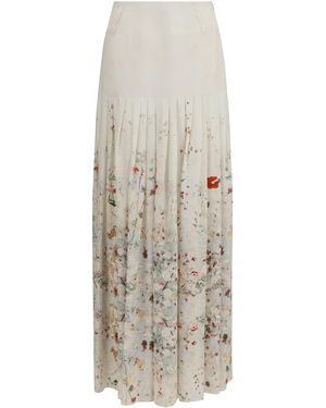 Crida Milano Long Skirt Calla - White