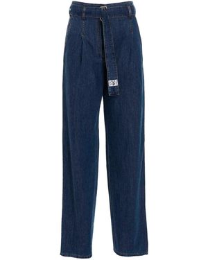 Philosophy Jeans With Front Pleats - Blue