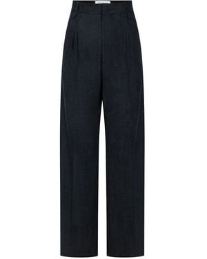 Victoria Beckham Pantaloni Sartoriali "Ethel" - Blue