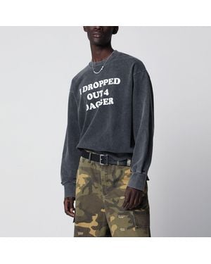 DAGGER Vintage I Dropped Out For Sweatshirt - Blue